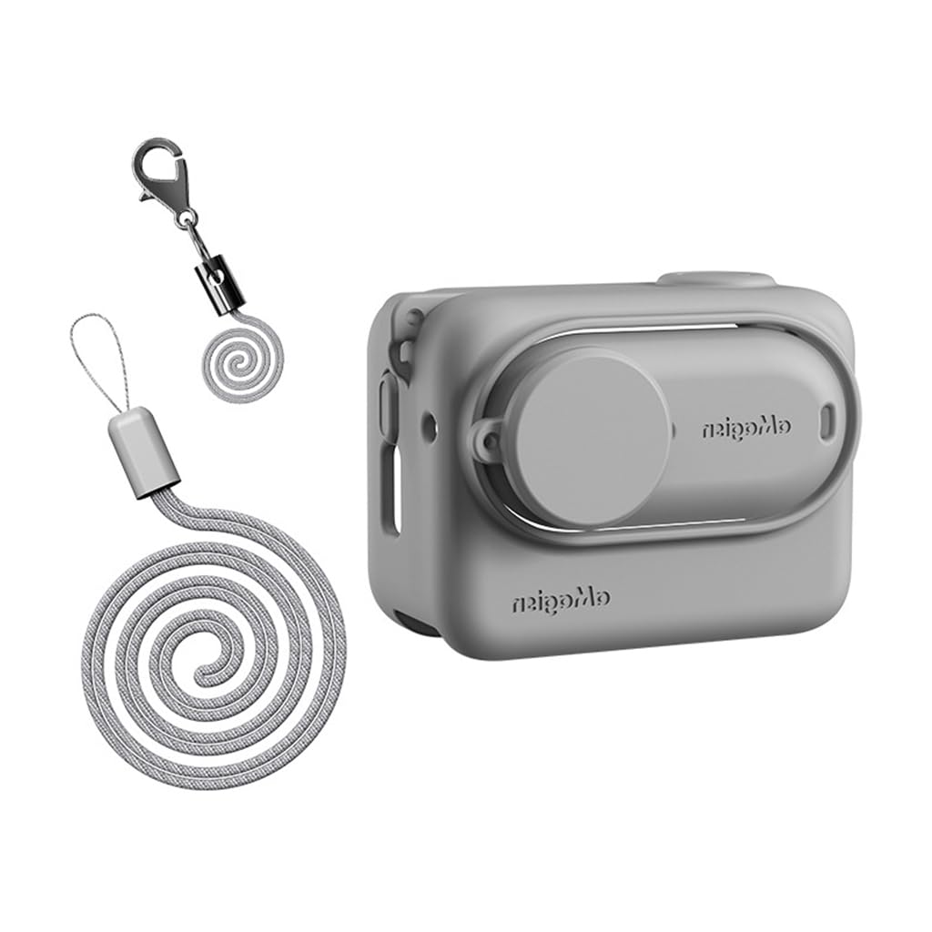 ZORBES Silicone Protective Case Cover for Insta360 GO 3 with Separate Camera Lens Cover, Anti-Scratch Protective Cover Silicone Cover for Insta360 GO 3 Action Camera with Lanyard ZORBES Silicone Protective Case Cover for Insta360 GO 3 with Separate Camera Lens Cover, Anti-Scratch Protective Cover Silicone Cover for Insta360 GO 3 Action Camera with Lanyard